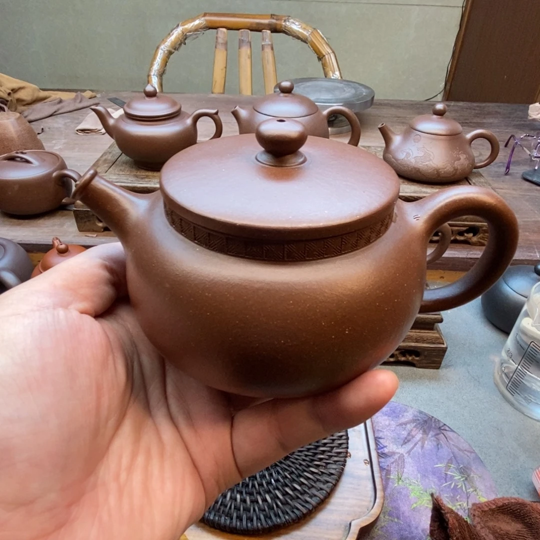 茶壶紫砂平安壶（原矿底槽清320cc）