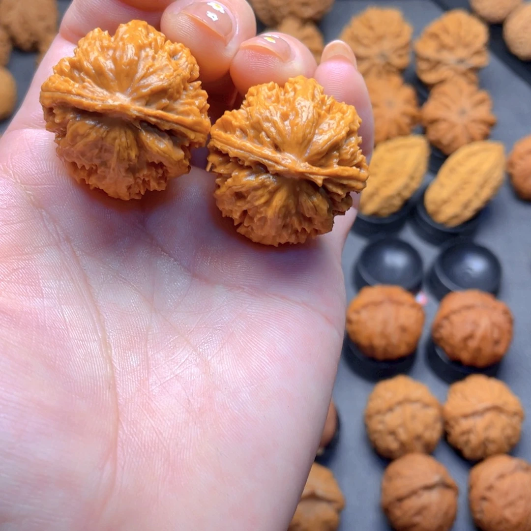 核桃文玩把件玉龙粗筋筋野生