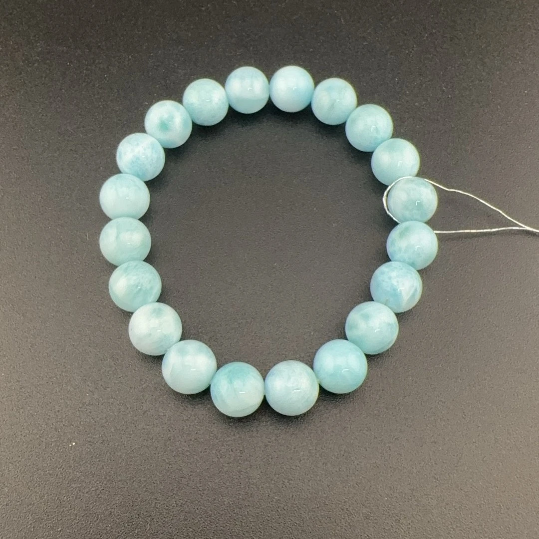 BY0904FLSF标002 北玉精选 海纹石手串