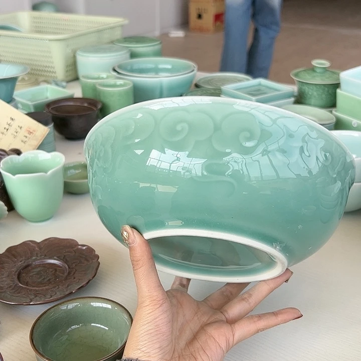 小米茶器龙泉青瓷