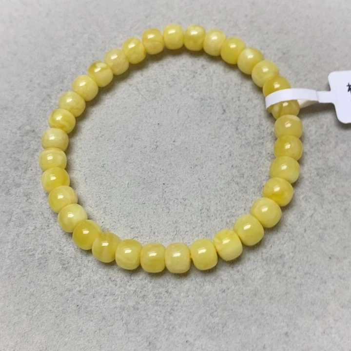 蜜蜡未镶嵌裸石串