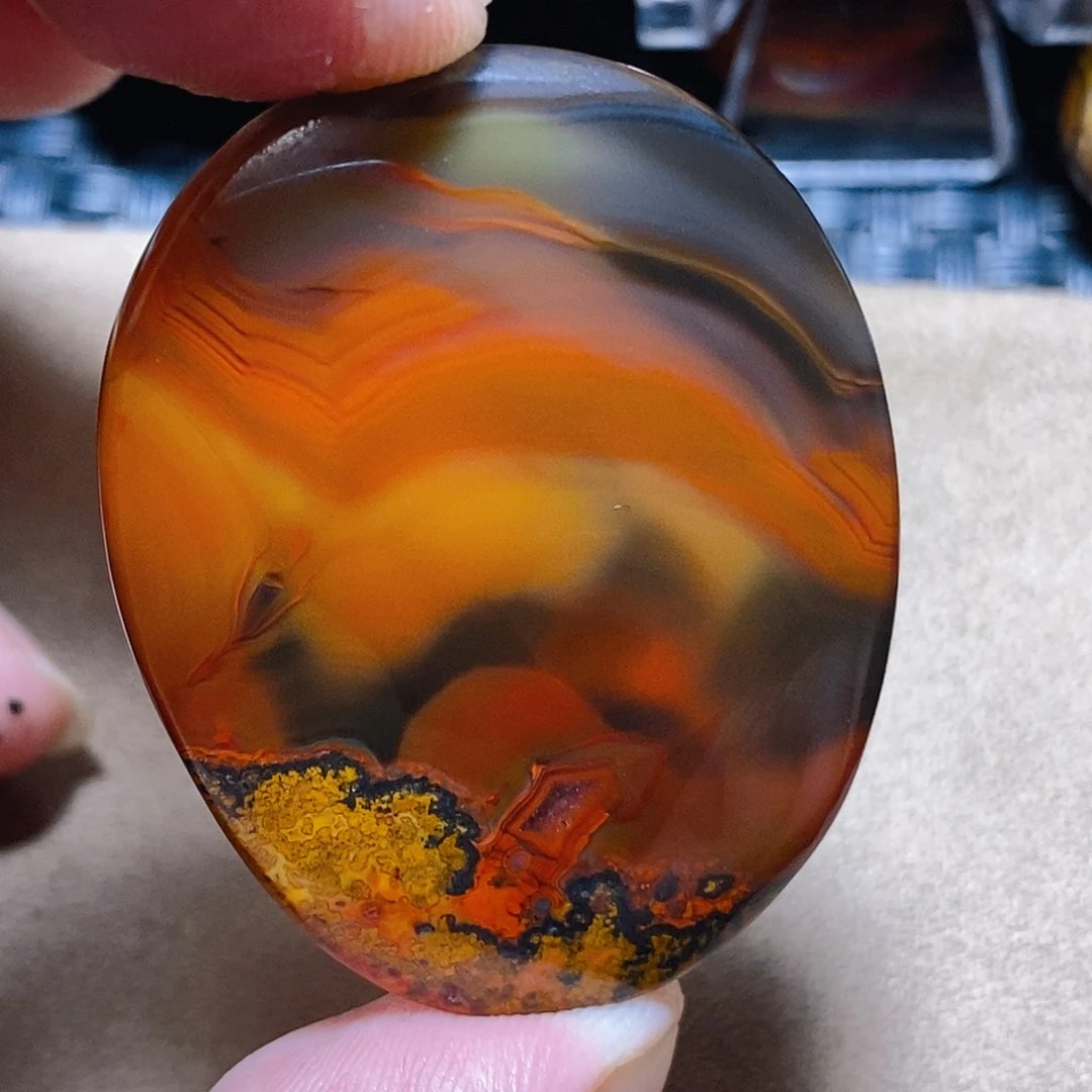 未镶嵌颈饰玛瑙/玉髓放**刀