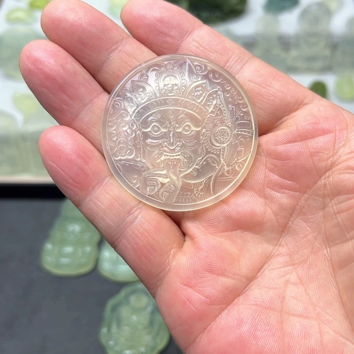 蛇纹石玉颈饰未镶嵌杉**迟