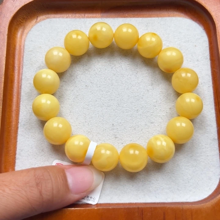 琥珀未镶嵌珠宝奇石M266号12+鸡油黄妖花