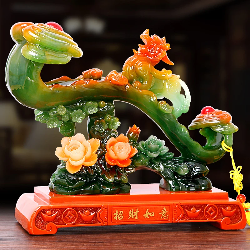 【师傅推荐】招财平安如意中式家居装饰镇家客厅办公室开业乔迁礼品