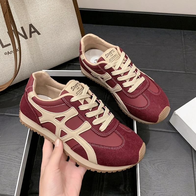 阿甘鞋女早秋新款透气时尚休闲鞋开学季跑步运动百搭秀气小众女鞋