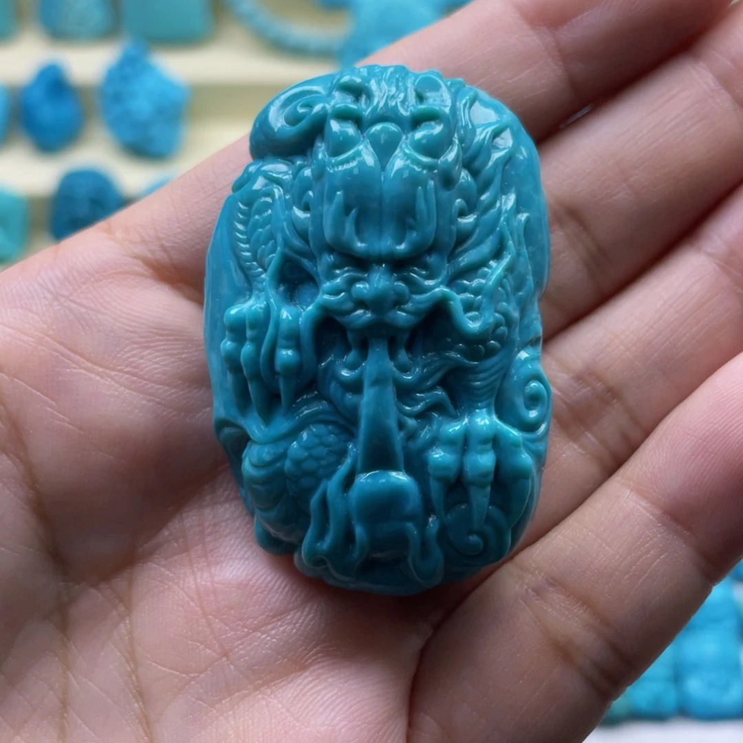 未镶嵌绿松石珠宝奇石