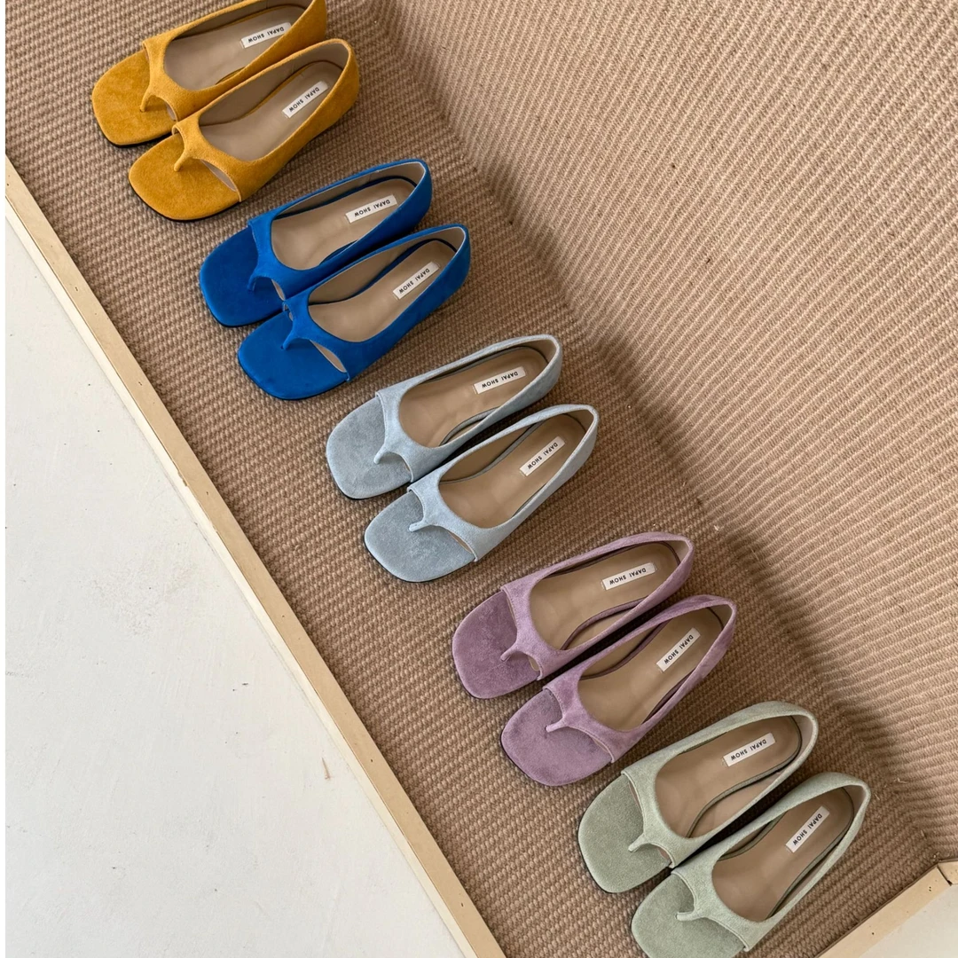 Dapai Show（512#新）法式软底夹趾仙女凉鞋