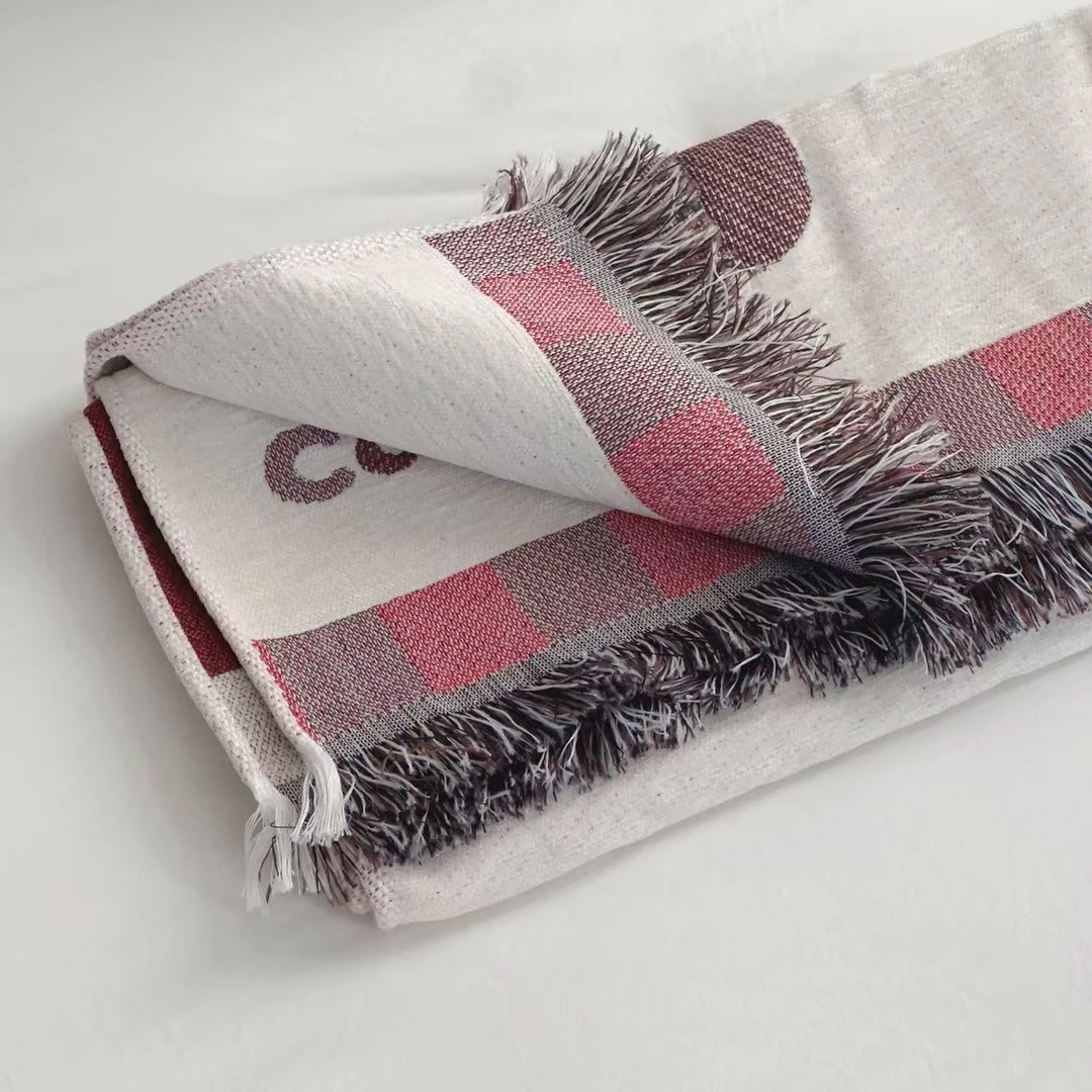 【M.LANG】 雪尼尔流苏沙发垫90*210cm 三只小象