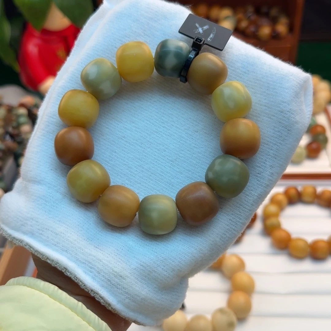 菩提根/象牙果手串卡20瑕疵1桶珠