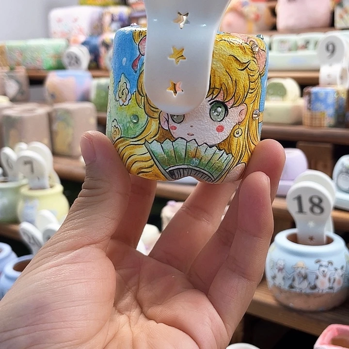 30……手工手绘花盆