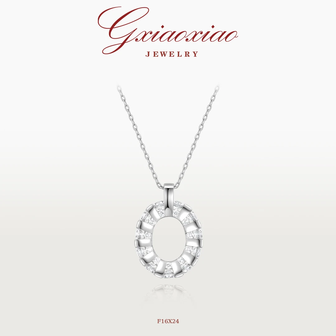 G XIAOXIAO 镀K金 【摩天轮】气质轻奢時尚百搭簡約项链 F16X24