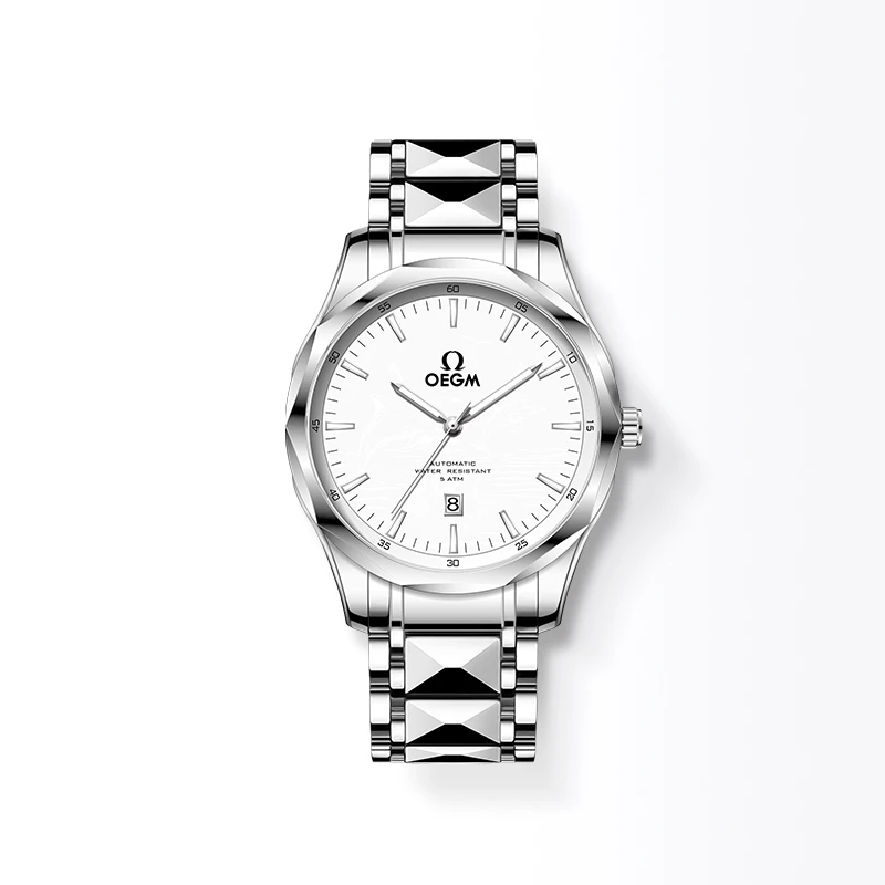 全新未使用/OEGM/海豚/单日历/表径40mm/全自动机芯腕表O001-A