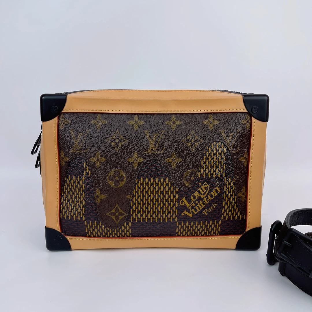 95新 LouisVuitton/路易威登 LV盒子单肩包内标AR2250底长24 H405