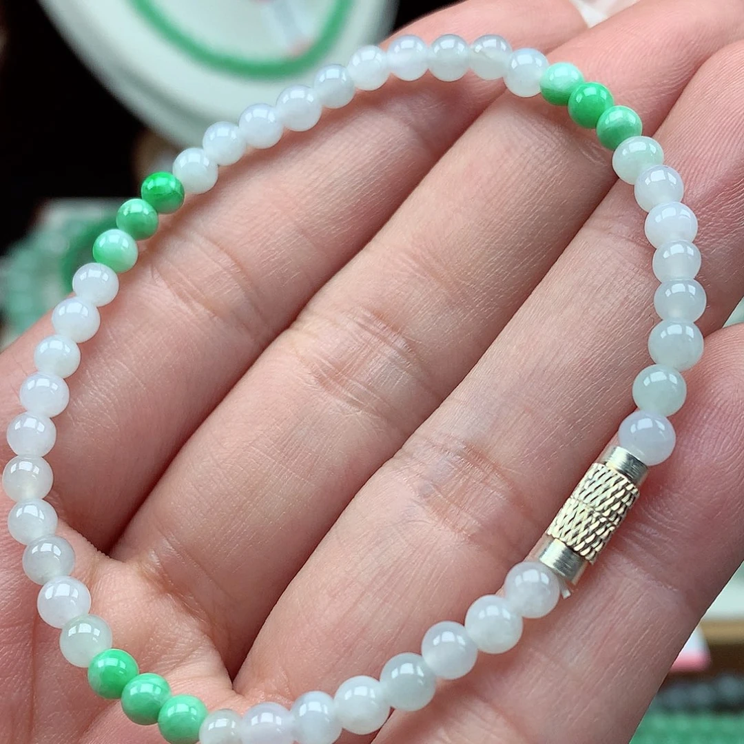 翡翠未镶嵌项链翡翠