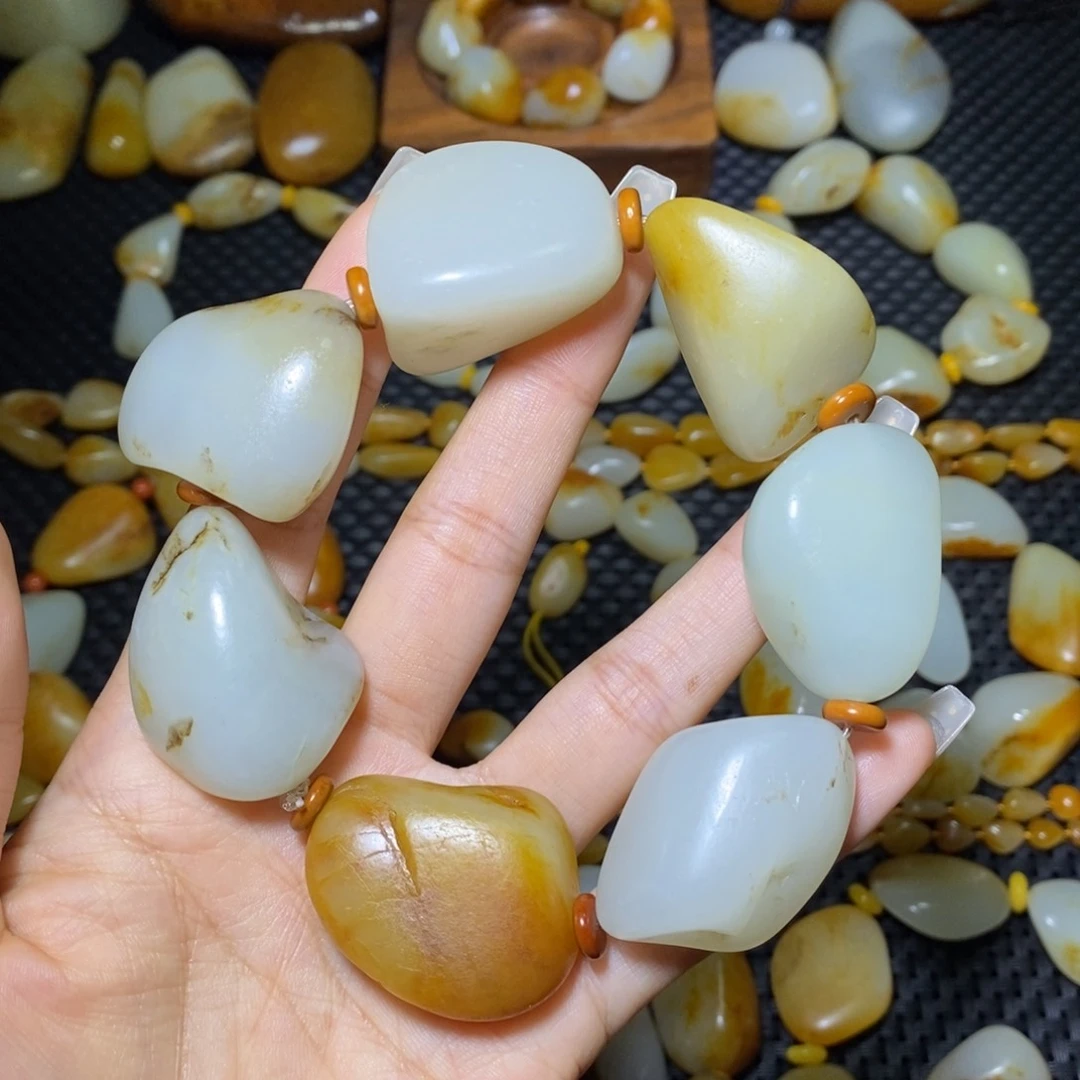 和田玉手链未镶嵌