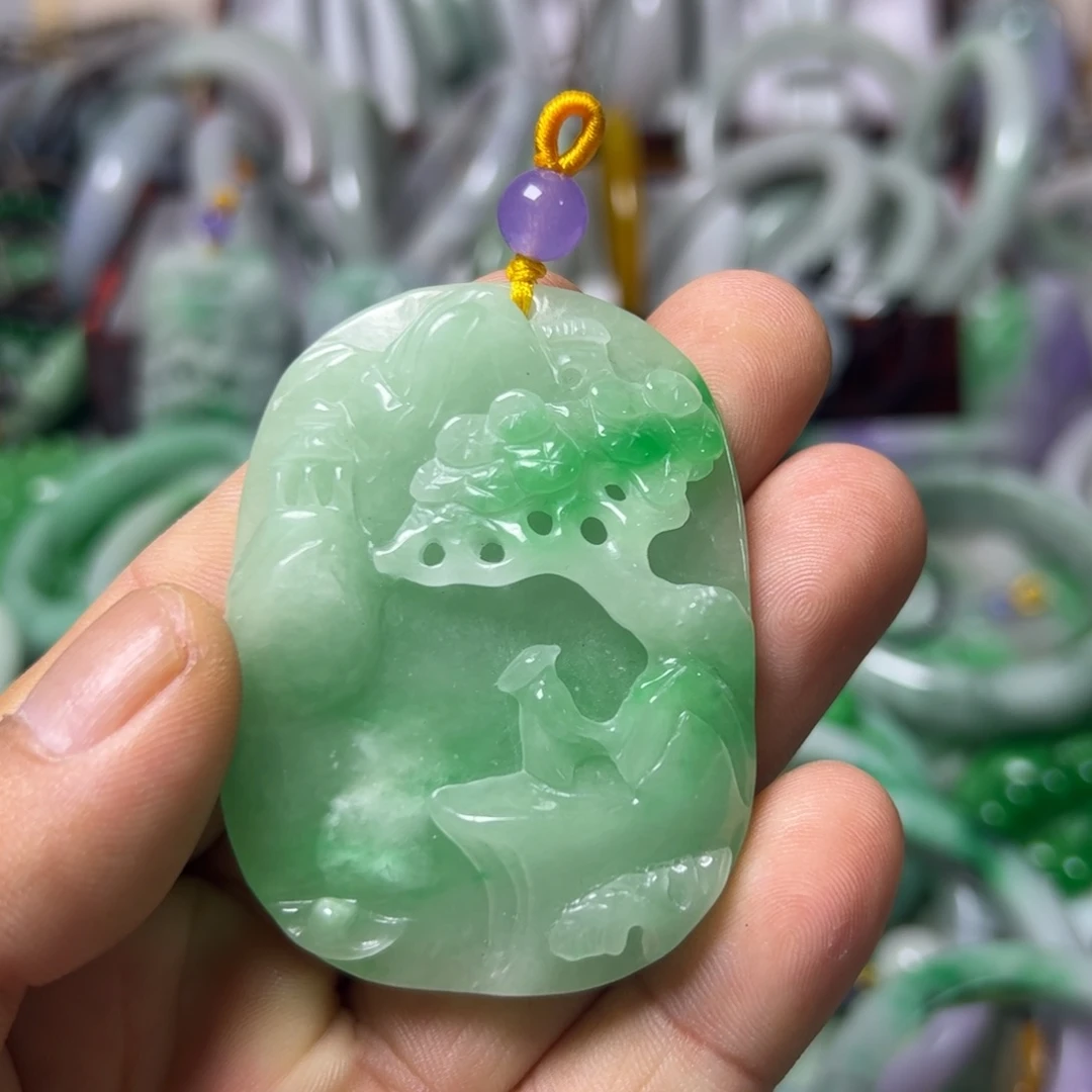 白玉菩提吊坠吊坠