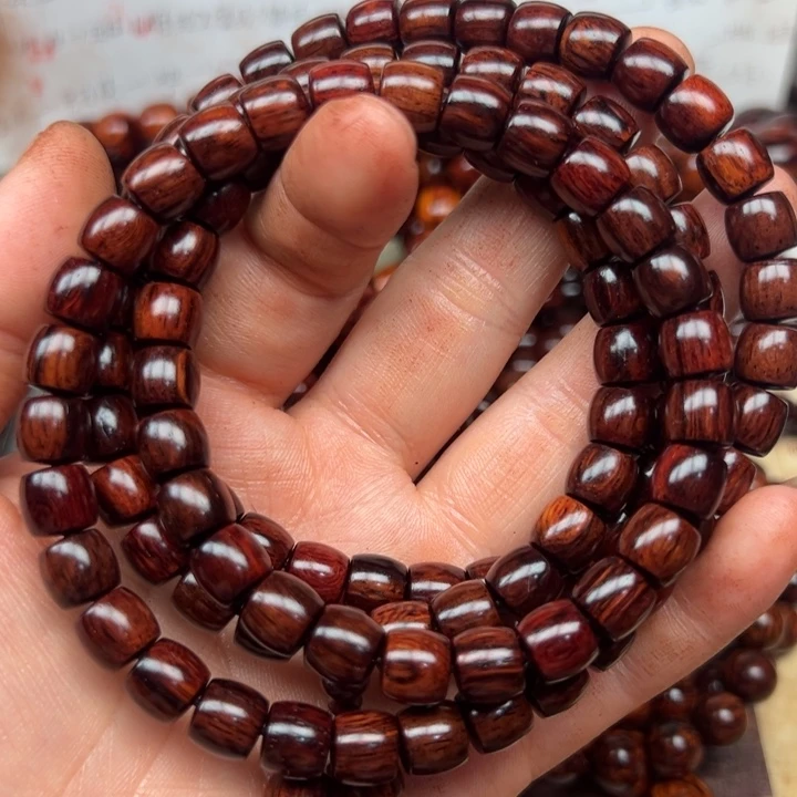 木海南红降08-108直切红油微瑕