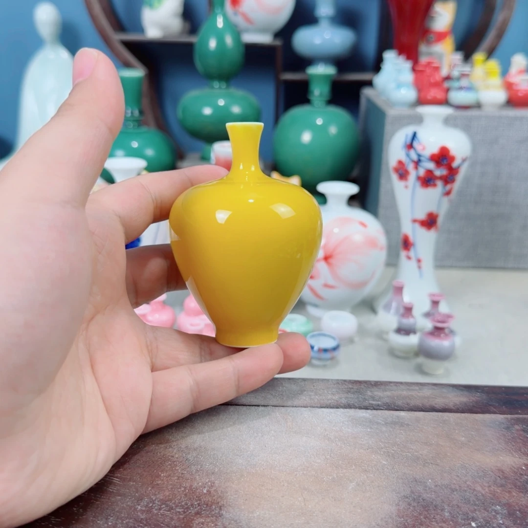陶瓷手工小花器摆件