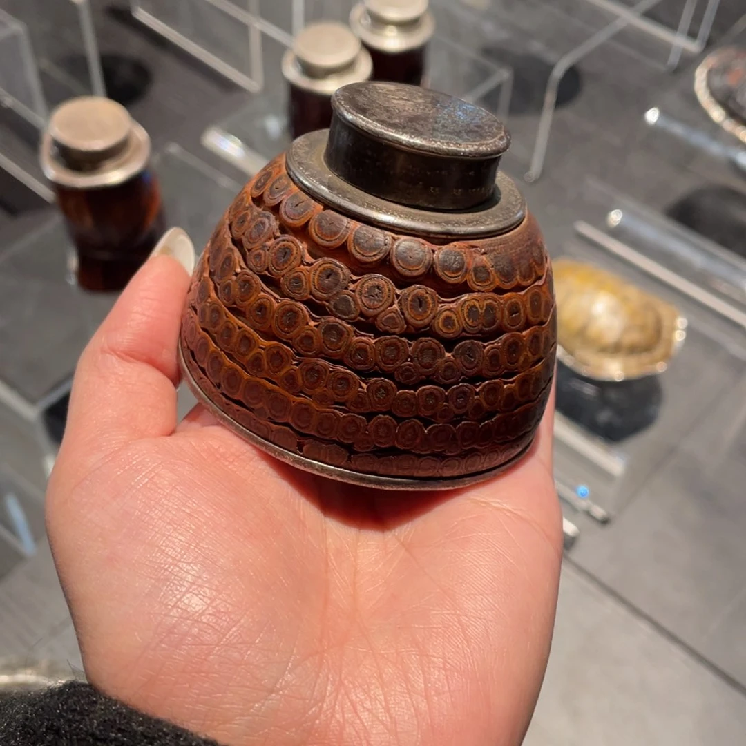 紫砂茶道@*Z竹根茶叶罐