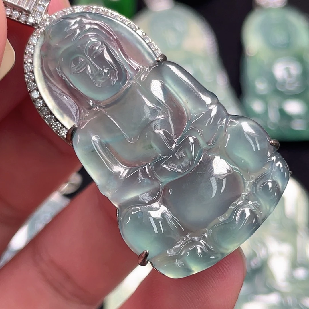 翡翠未镶嵌颈饰6，