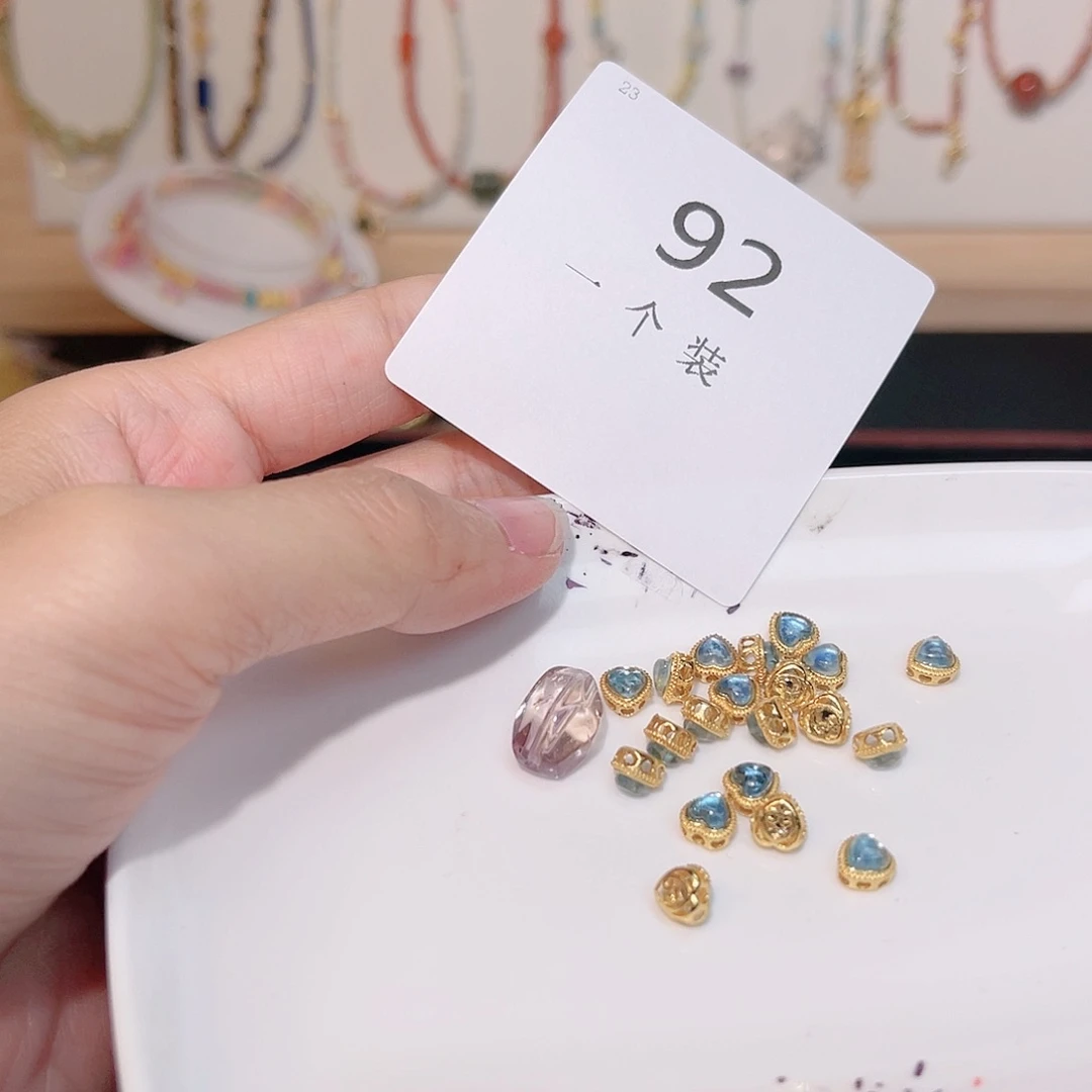 紫晶珠宝半成品银S925镀金镶嵌92