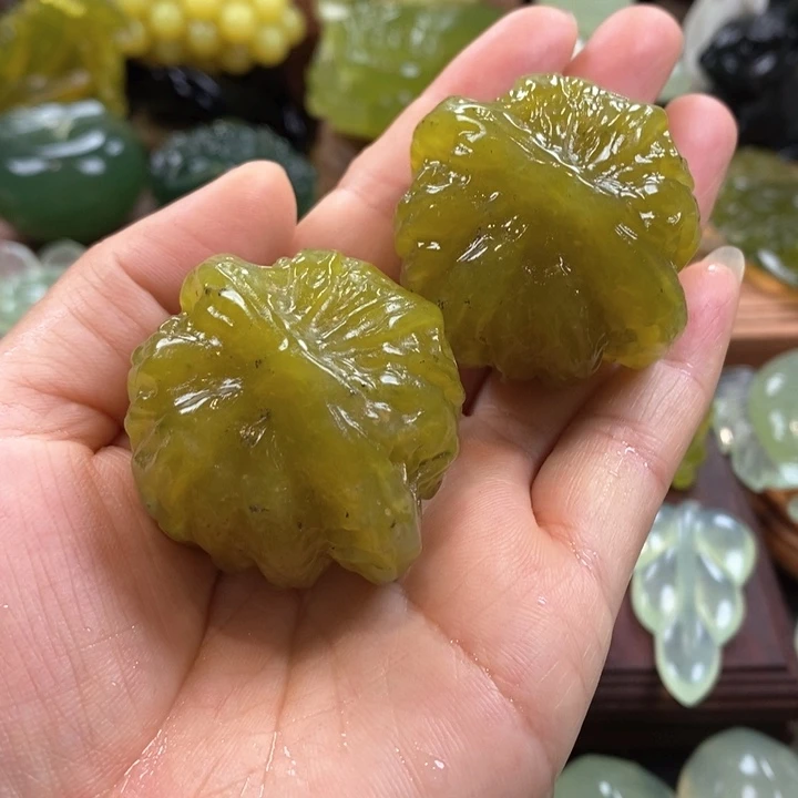 未镶嵌蛇纹石玉手把