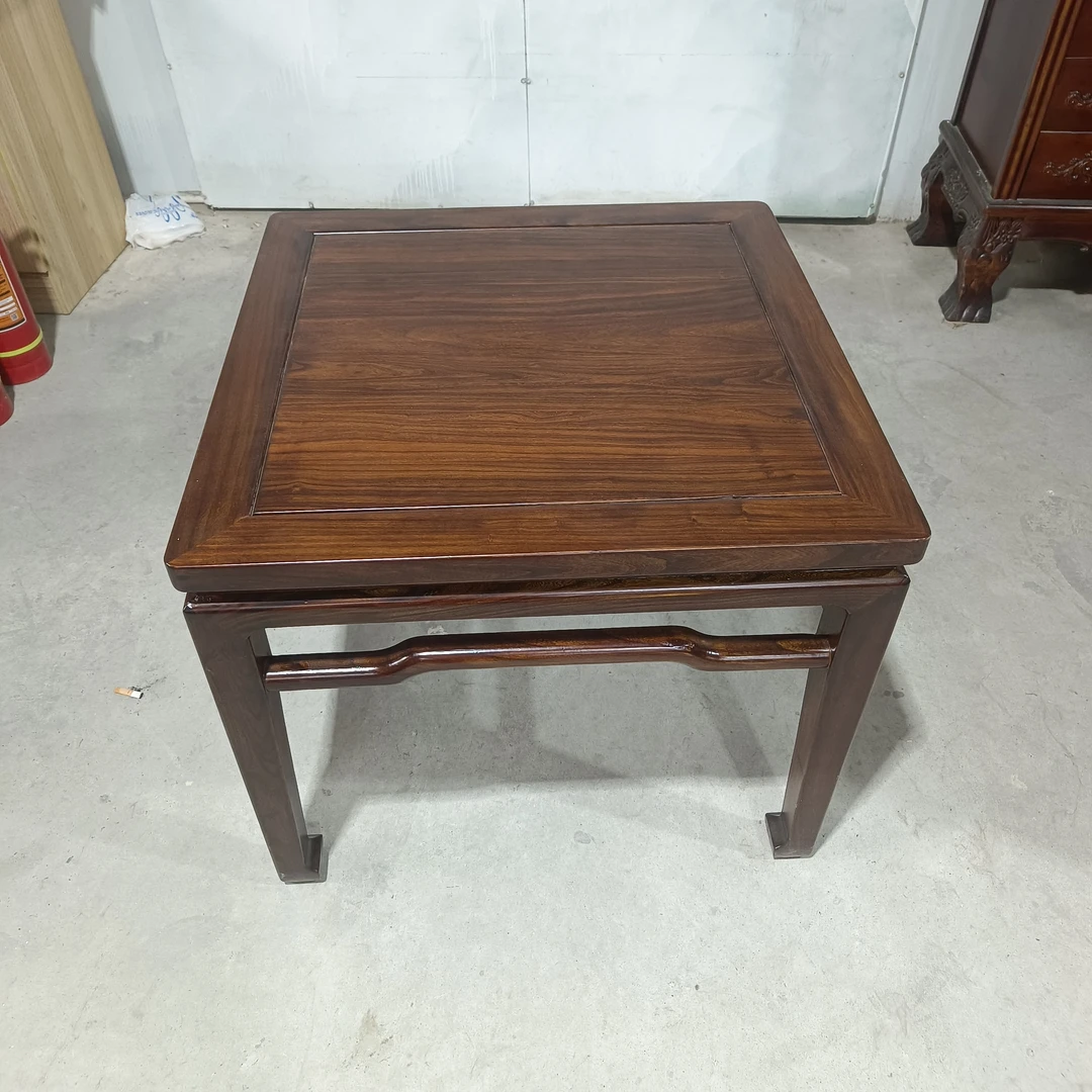 70*70*60高老榆木低桌颜色可做  家具已介绍与实拍为准