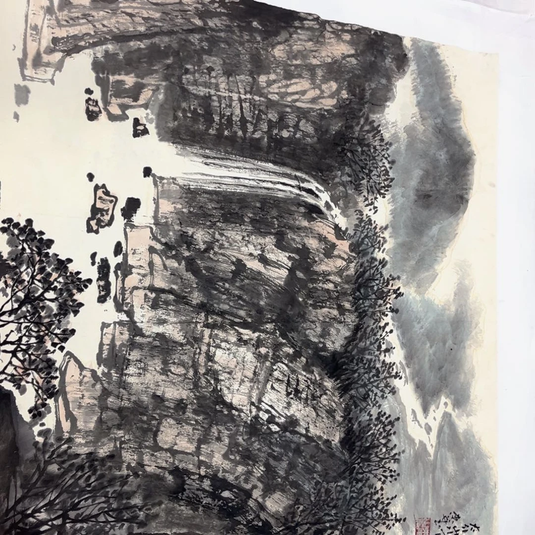国画绘画作品多次参加全国
