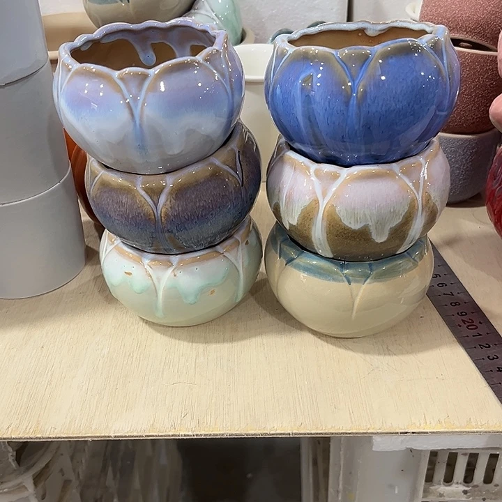 有打孔！福利价陶瓷花盆性价比