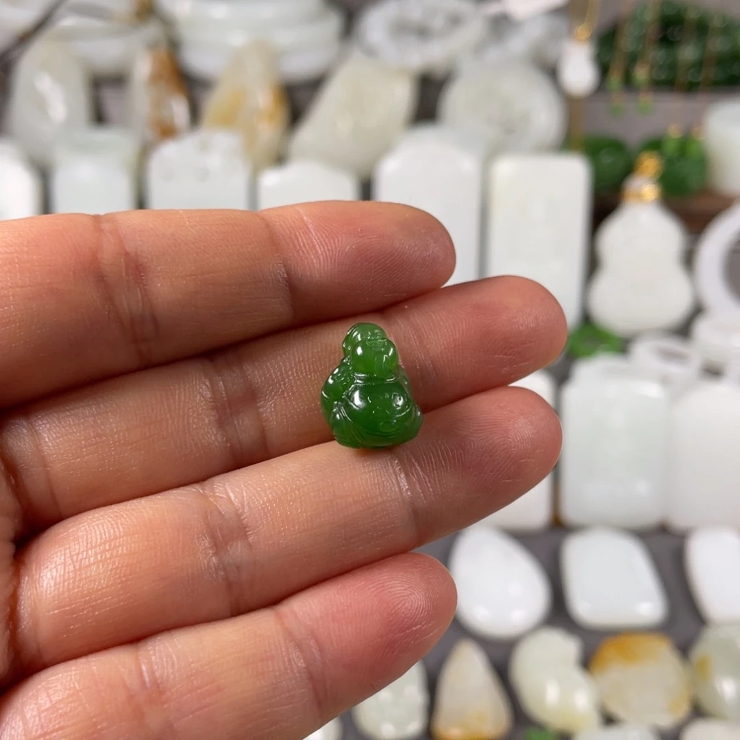 和田玉颈饰未镶嵌右**圆