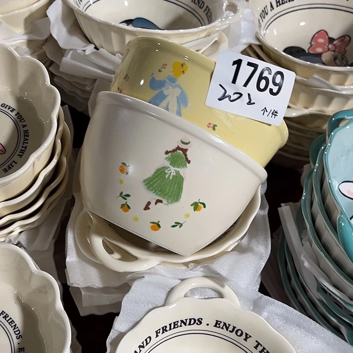 瓷微瑕外贸餐具1769
