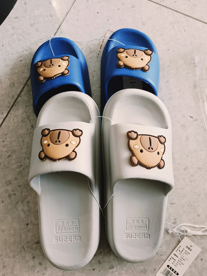卡皮巴拉防滑不臭脚居家室内凉拖鞋卡通通用大童126