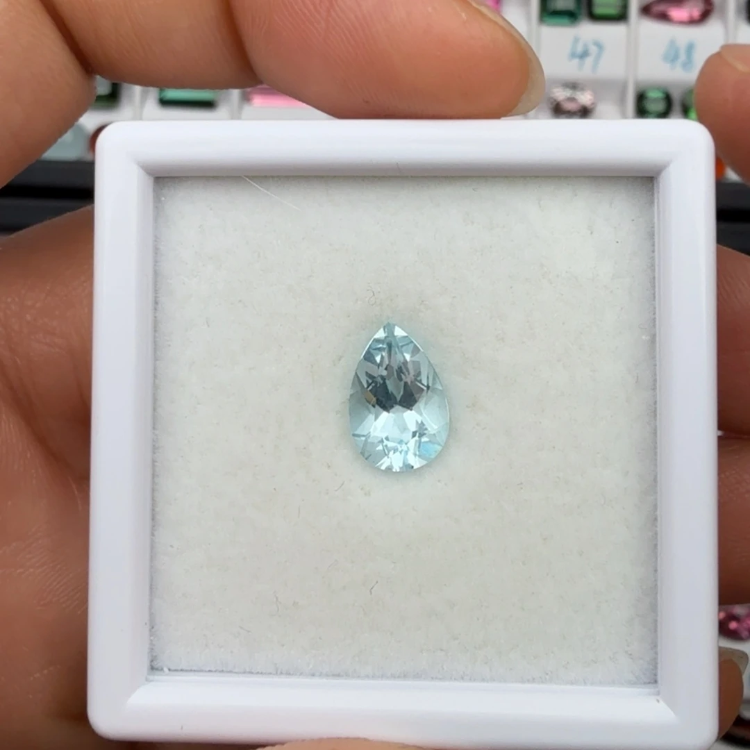 海蓝宝石裸石天然1.64克拉