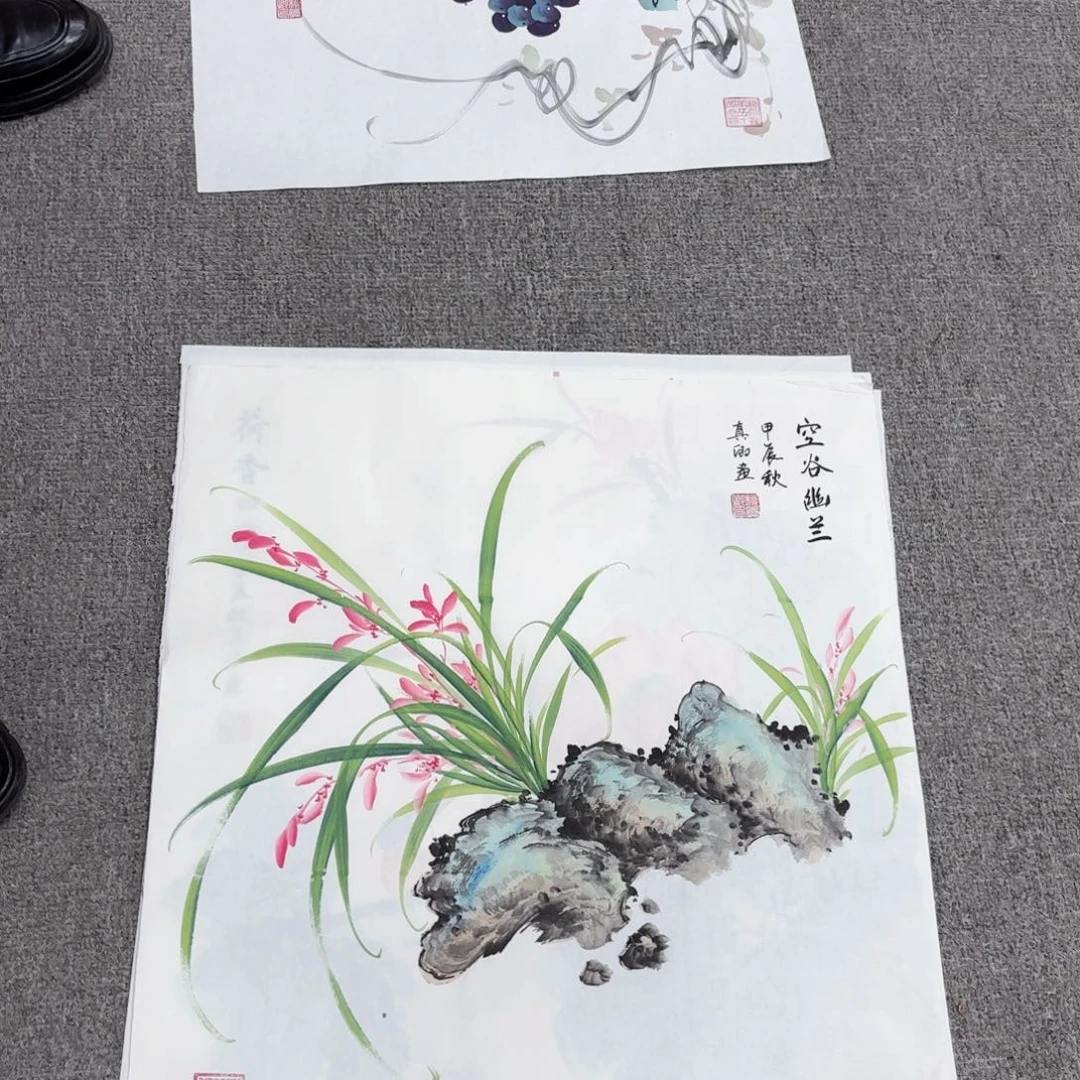 国画国画作品多次