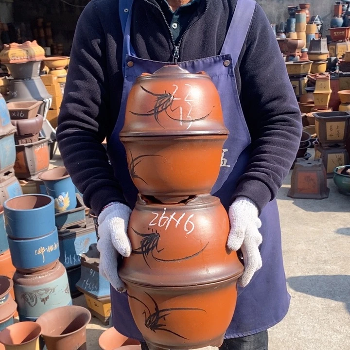 紫砂花盆紫砂花盆