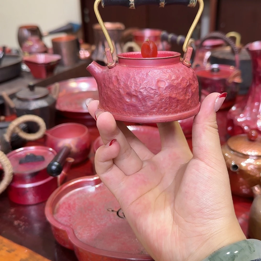 遨***尼紫铜手工制作摆件