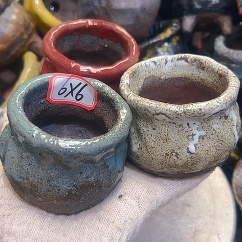 粗陶花盆手工花盆制作