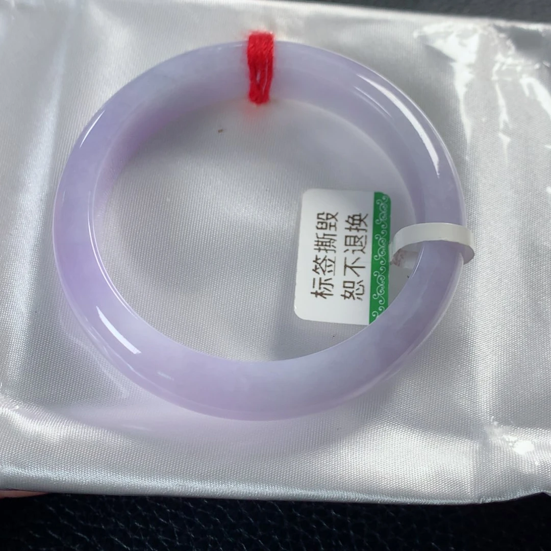 翡翠手镯未镶嵌缅甸天然翡翠手镯51圈口