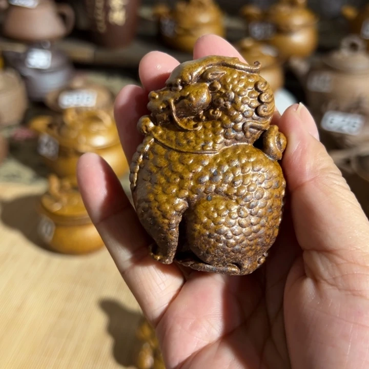 缸貔貅原谷烧高温粗瓷