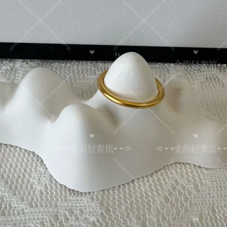 合金戒指 金韵轻奢馆  合金材质  女士素圈戒指