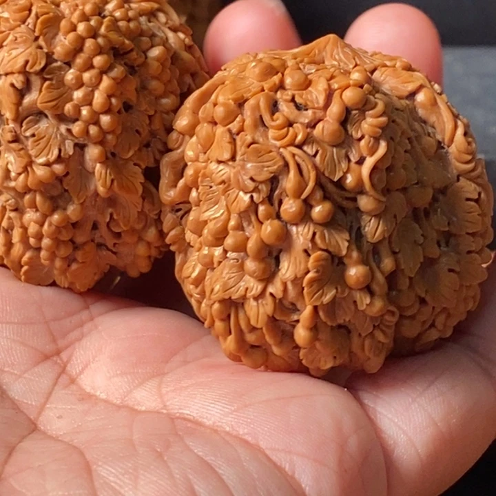 骑***集把件文玩核桃葫芦葡萄