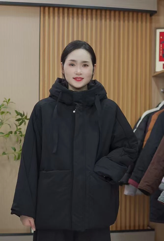 【JIANXI定制】连帽女耐磨不褪色宽松型棉服棉衣时尚保暖