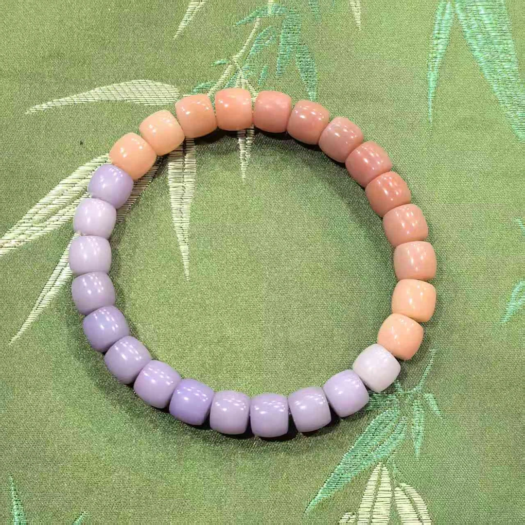 S1271-粉紫渐变菩提0.7*0.8单圈