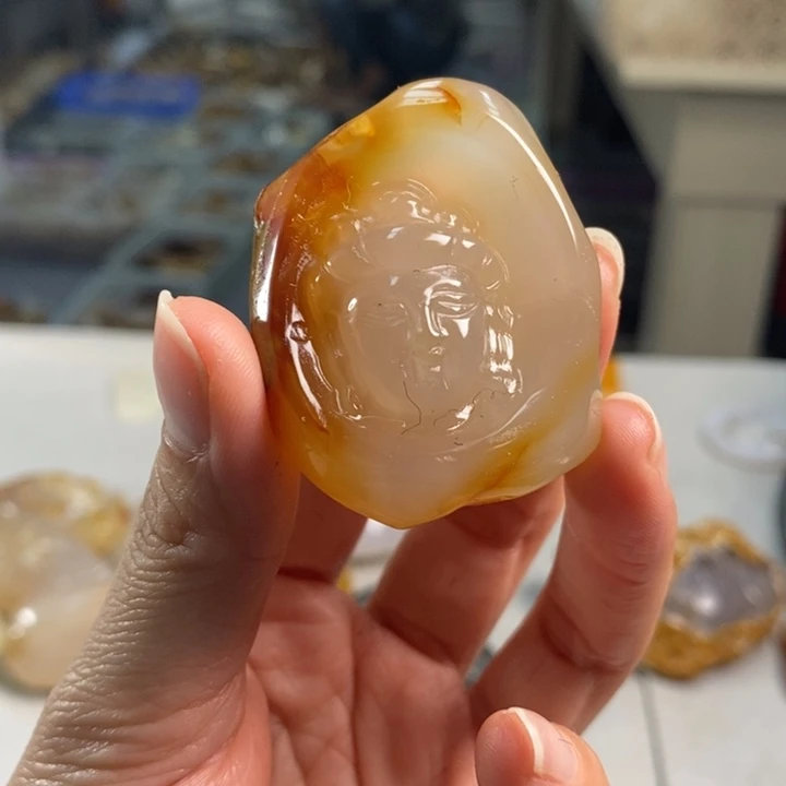 玛瑙/玉髓吊坠(不含链)未镶嵌