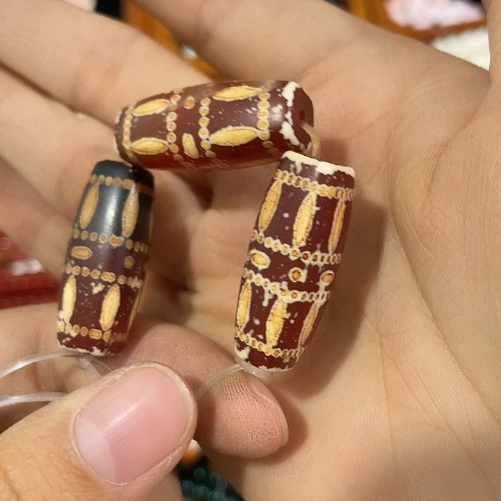 玛瑙/玉髓合金珠宝半成品一个玛瑙桶珠