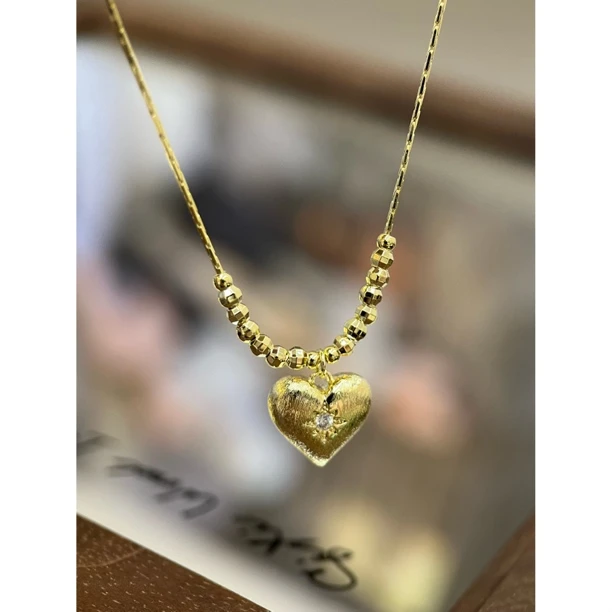 镀K金 心之彼岸 芒星高级感项链Y102