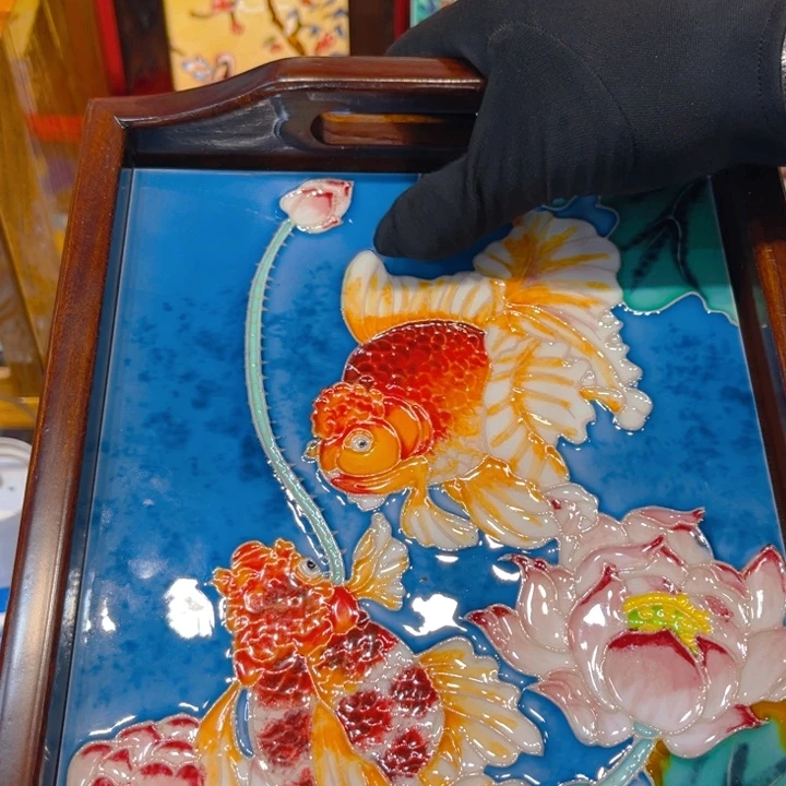 一体款瓷板画艺术作品