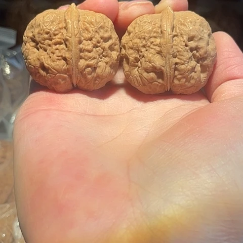 把件文玩核桃粗筋小霸王带彩39