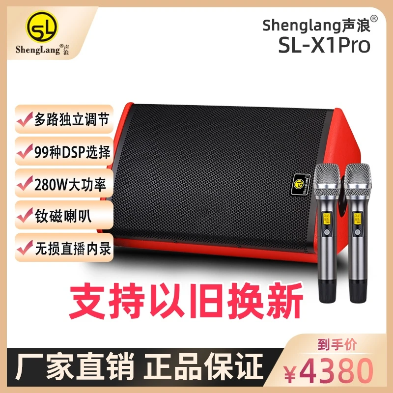 声浪X1PRO乐器专用音响双左右声道绕立体声K歌专业舞台直播音箱